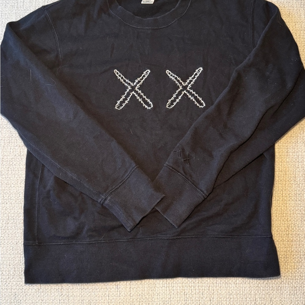 Uniqlo x KAWS Black Crewneck Sweater